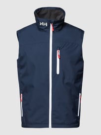 Weste mit Stehkragen und Label-Print Modell 'CREW VEST' von Helly Hansen Blau / Türkis - 10