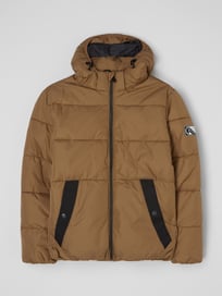 Steppjacke mit abnehmbarer Kapuze von Tom Tailor Braun - 16