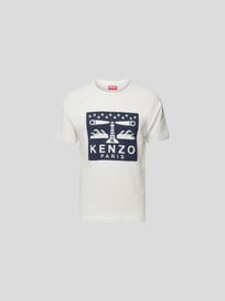 T-Shirt mit Paspelnähten von Kenzo Weiß - 6