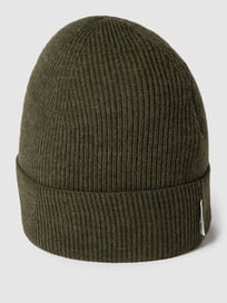 Beanie in Strick-Optik mit Woll-Anteil von Tiger Of Sweden Grün - 37