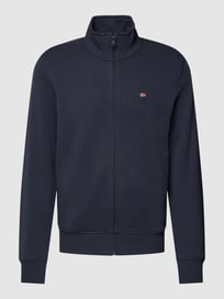 Sweatjacke mit Logo-Detail Modell 'BALIS FZ SUM' von Napapijri Blau / Türkis - 15