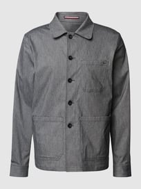 Jack met knoopsluiting en krijtstrepen van Tommy Hilfiger Grijs / zwart - 33