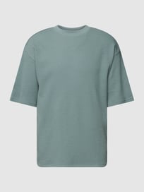 T-shirt met structuurmotief van JAKE*S STUDIO MEN Blauw / turquoise - 7