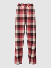 Pyjama-Hose mit Karomuster von Schiesser Rot - 29