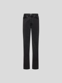 High Waist Jeans im Relaxed Fit von Paco Rabanne Grau / Schwarz - 1