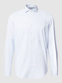 Zakelijk overhemd met all-over motief van Jake*s Blauw / turquoise - 17