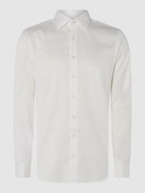 Regular Fit Business-Hemd aus Twill von Eterna Weiß - 32