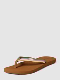 Teenslippers met labeldetail, model 'FREEDOM' van Rip Curl Blauw / turquoise - 16