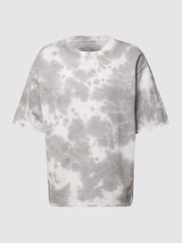 Oversized T-shirt in batiklook van MCNEAL Grijs / zwart - 19