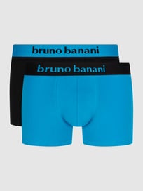 Trunks mit Stretch-Anteil im 2er-Pack  von Bruno Banani Blau / Türkis - 7