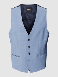 Anzugweste mit Front-Muster Modell 'Huge' von BOSS Blau / Türkis - 10