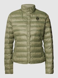 Steppjacke mit Label-Patch von Blauer Usa Grün - 24