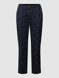Pyjama-Hose mit Allover-Muster Modell 'BIG FLOWERS' von Mey Blau / Türkis - 18
