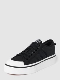 Sneakers met logostrepen, model 'NIZZA' van adidas Originals Grijs / zwart - 48