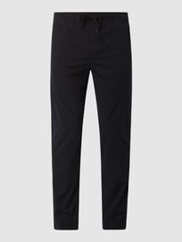 Easy pants met logo-applicatie  van !Solid Grijs / zwart - 14