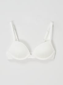 Bralette van kant - gewatteerd  van SANETTA Wit - 9