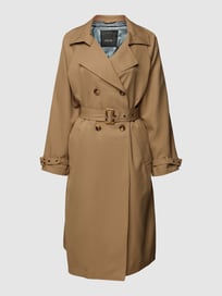 Trenchcoat mit doppelreihiger Knopfleiste Modell 'TOPAZIO' von Geox Braun - 10