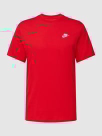 T-Shirt mit Logo-Stitching Modell 'CLUB' von Nike Rot - 11