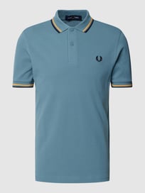 Poloshirt met geborduurd logo, model 'FRED' van Fred Perry Blauw / turquoise - 14