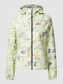Jack met all-over motief van The North Face Geel - 4