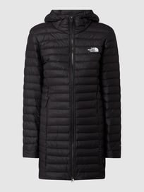 Daunenmantel mit Kapuze - wasserabweisend Modell 'Stretch Down' von The North Face Grau / Schwarz - 2
