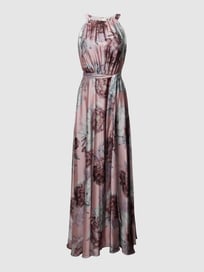 Abendkleid mit floralem Allover-Muster von Swing Rosa - 20