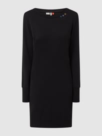 Sweatkleid mit Eingrifftaschen Modell 'Menita' von Ragwear Grau / Schwarz - 26