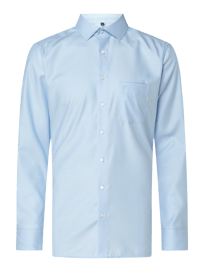 Regular Fit Business-Hemd aus Twill von OLYMP Blau / Türkis - 5