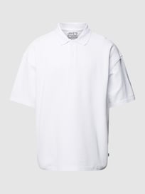 Poloshirt met extra brede schouders van JAKE*S STUDIO MEN Wit - 29