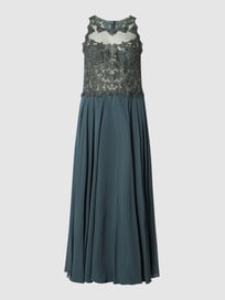 PLUS SIZE Abendkleid mit Strasssteinen von My Mascara Curves Grün - 12