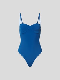 Body mit Label-Print von Anine Bing Blau / Türkis - 5