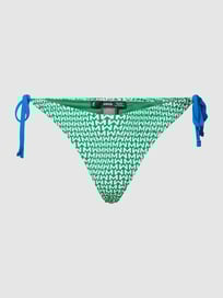 Bikini-Hose mit Allover-Logo-Muster von Mango Grün - 19
