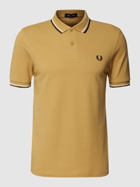 Poloshirt met labelstitching van Fred Perry Wit - 2