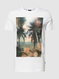 T-Shirt mit Motiv-Print Modell 'Albion' von JOOP! Jeans Weiß - 34