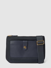 Umhängetasche mit Leder-Details Modell 'JAMEY 27' von Lauren Ralph Lauren Blau / Türkis - 35