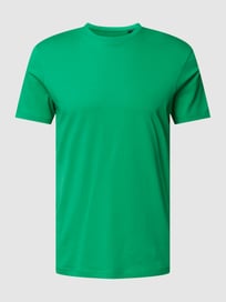 Slim fit T-shirt met ronde hals van Esprit Collection Groen - 11