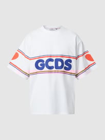 Oversized T-Shirt aus Baumwolle  von GCDS Weiß - 5