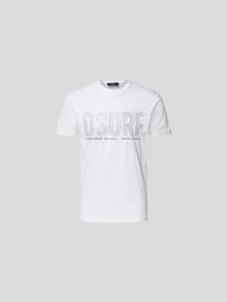 T-Shirt mit Nietenbesatz von Dsquared2 Weiß - 8