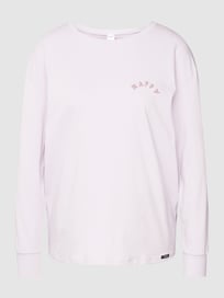 Pyjamabovendeel met labelstitching van Skiny Paars - 22