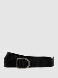 Gürtel mit Logo-Muster  von Calvin Klein Jeans Grau / Schwarz - 3