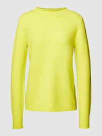 Gebreide pullover met ronde hals van QS by s.Oliver Geel - 40