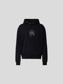Hoodie aus reiner Bio-Baumwolle von HAN Kjobenhavn Grau / Schwarz - 12