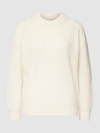 Oversized Wollpullover in Ripp-Optik von Gant Weiß - 10
