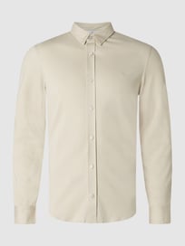 Slim fit zakelijk overhemd van jersey van CK Calvin Klein Bruin - 31