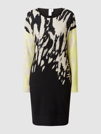 Strickkleid mit Animal-Print  von Sportalm Grau / Schwarz - 27