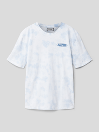 T-Shirt im Batik-Look Modell 'NELSON' von Raizzed Blau / Türkis - 12