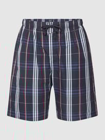 Pyjama-Hose mit Karomuster von Schiesser Blau / Türkis - 30