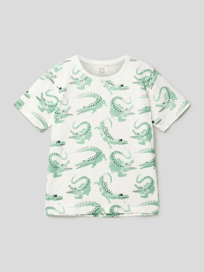 T-shirt met all-over motief van Staccato Wit - 16