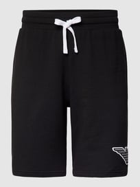 Sweatshorts met labelpatch van Emporio Armani Grijs / zwart - 2