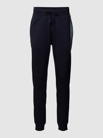 Sweatpants mit Streifen-Detail Modell 'Authentic Pants' von BOSS Blau / Türkis - 30